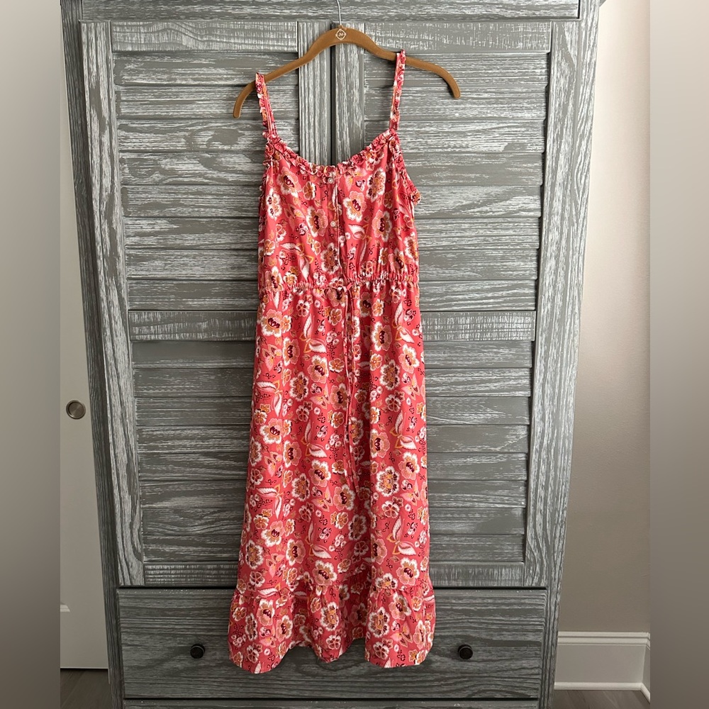 Loft Sun Dress with adjustable spaghetti straps